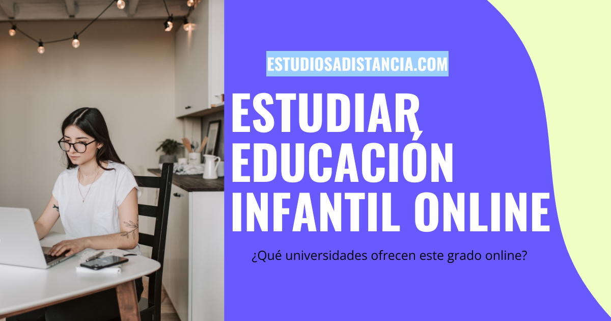 estudiar educación infantil a distancia